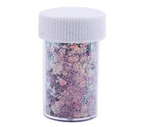 Craft Glitter Set 8 Colors Resin Cup Rainbow Film Suitable for Body Face Nail Art Color Powder for Resin