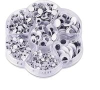 Craft Googly Eyes Set, 700 Pieces, Self-Adhesive, Assorted Sizes, with Storage Box