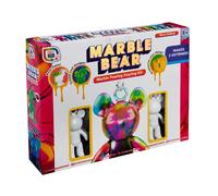 RMS International Craft Hub Marble Bear Series 1 Marble Pouring Keyring Kit Design/Paint Your Own Bear Childrens Kids Art & Craft 8+ Years (Multi-Coloured)