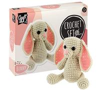 Craft ID Crochet Set for Beginners | Amigurumi Rabbit Starter Pack | Cuddly Toy Set