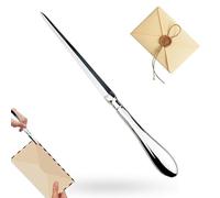 Craft Kit, Box Opener Tool, Stainless Steel Split File Envelopes Stationery, Ergonomic Grip Handle Paper Tool for School Home Office Accessories