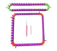 Craft Kit - Combination Knitting Tool, Handheld Yarn Braiding Apparatus, 33x28.5cm Design | Weaving for Hats Scarves Crafts, Family Crafting Fun, Beginners Children Adults, Textile Projects