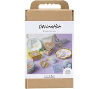 Craft Kit Decoration, Boxes, Shells, Key Rings, Pastel Colours, 1 Pack