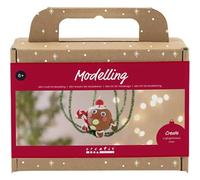 Craft Kit Modelling - Small Christmas Cake Figures - Medium Brown - 1 Pack