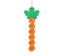Craft Kit With Buttons - Easter Egg Button Pendant Kit, Craft Buttons Materials Kits With Rope, DIY Botnes Art Kits, Kt Decorative Craft