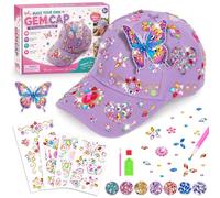 Craft Kits for 5-10 Year Old Kids: Decorate Your Own Cap with Gem Stickers