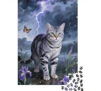 Craft, Learn, And Enjoy with American Shorthair - 1000 Piece Wooden Puzzle, A Gateway to Creative Thinking for Adults