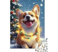 Craft, Learn, And Enjoy with Corgi - 1000 Piece Wooden Puzzle, A Gateway to Creative Thinking for Adults
