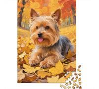 Craft, Learn, And Enjoy with Yorkshire Terrier - 1000 Piece Wooden Puzzle, A Gateway to Creative Thinking for Adults