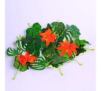 Craft Leaves Artificial Fabric with Plastic Stems Autumn Shapes Assorted Sizes Pack of 25 by BCreative®