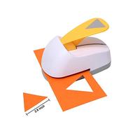 Craft Lever Punch 2.6 inch Triangle Punch DIY Handmade Paper Punch (2.6inch White Triangle)