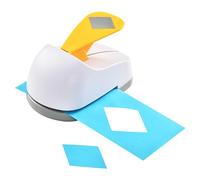 Craft Lever Punch 3 inch Rhombus Punch DIY Handmade Paper Punch (3 inch Rhombus Random Colour)