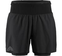 Craft - Lightweight stretch trail running shorts - Pro Trail Shorts M Black/Black for Men in Recycled Polyester - Size S Black S