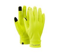 Craft Lumen Fleece 2 Running Gloves-Yellow, Size S