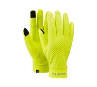 Craft Lumen Fleece 2 Running Gloves - Yellow, Size XL