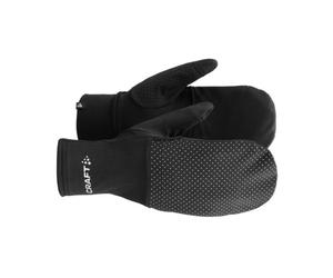 Craft Lumen Fleece Hybrid Glove 9/M Black Women