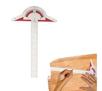 Craft Made Paper Rules - Tear Holding Rule for Paper Crafts, Straight Aluminium Rule | Carpenter's Rule with Adjustable Angle Detector, On Board Rule for Woodworking, Tools
