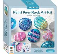 Craft Maker Paint Pour Rock Art
