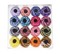 Craft Making Thread - Craft Making Thread | Colorful Embroidery Yarn, 16 Roll Embroidery Gradient Color Yarn Rainbow Color | Embroidery Floss Craft Sewing Supplies for Home Making