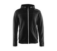 Craft Men Craft Leisure F.Z Hood -S Hoody - Black, Small