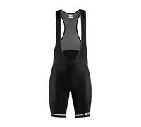 Craft Men Rise Bib Shorts - Black/White, 2X-Large