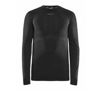 Craft Men's Active Intensity Cn Ls M Tops, Black/Asphalt, S UK