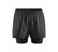 Craft ADV Essence 2in1 Stretch Shorts Men - Black, Size XXL