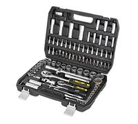 Craft Meyer Socket Set, 94Pcs, Inch, Sockets & Bits, Fine-Toothed Ratchets, Solid Chrome Vanadium Steel, Ideal for US Vehicles