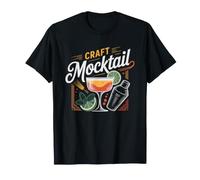 Craft Mocktail Mixer Badge Sober Elevated Zero Proof T-Shirt