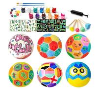 Craft Night Light, Paint Your Own Football Lamp Painting Set, Educational Toys for Children Girls Boys Thanksgiving Christmas New Year Children's Day Classroom Holidays