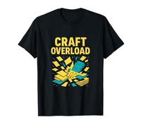 Craft Overload Paper Explosion Bold Graphic Art T-Shirt