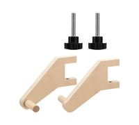 Craft Paper Roll Holder - 1 Pair Wooden Stands, Table Easel Organizer, Drawing Holder Accessory | Gift Paper Coloring Easel For Desk, Salt