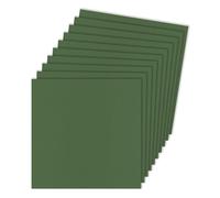 Craft Perfect Classic Cardstock - Weave Textured - 12" x 12" - 216gsm - Fern Green - 25 Sheets