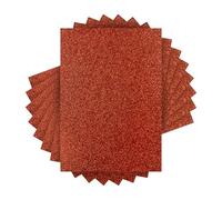 Craft Perfect - Glitter Card - Ruby Ritz - A4 (Pack of 30 Sheets)