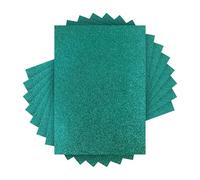 Craft Perfect - Glitter Card - Turquoise Lake - A4 (Pack of 30 Sheets)