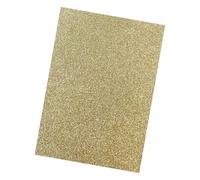 Craft Perfect - Glitter Card - Welsh Gold - A4 (Pack of 15 Sheets)