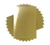 Craft Perfect Mirror Card - High Gloss - Polished Gold - 250 GSM - A4 (40 Sheets)