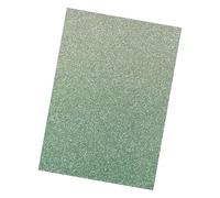 Craft Perfect Ombre Glitter Card - Opalescent Green - A4 (25 Pack) - 270GSM Premium Single-Sided No Shed Glitter Cardstock for Die Cutting, Crafts, & Paper Projects (25)