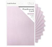 Craft Perfect Pearlescent Card A4, Gleaming Lilac