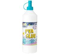 Craft Planet - 0.5 Litre White Strong, Tacky PVA All Purpose Glue For Kids Art, Toddler Craft, School Supplies, Woodwork, Home Projects, DIY, Craft Box Refill, For Paper, Wood, Craft Materials