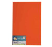 Craft Planet 12 x 18" Funky Foam Sheet 2mm Thick, Orange, Coloured Craft Accessories, Card Making Supplies, Coloured Foam Sheets, For Modelling, Printing, Paint, Art & Crafts, Foam Crafts Padding