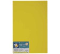 Craft Planet 12 x 18" Funky Foam Sheet 2mm Thick, Yellow, Coloured Craft Accessories, Card Making Supplies, Coloured Foam Sheets, For Modelling, Printing, Paint, Art & Crafts, Foam Crafts Padding