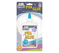 Craft Planet - 240 ml White Strong, Tacky PVA All Purpose Glue For Kids Art, Toddler Craft, School Supplies, Woodwork, Home Projects, DIY, Craft Box Refill, For Paper, Wood, Craft Materials