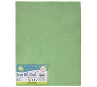 Craft Planet 9 x 12" Acrylic Felt, Light Green, Craft Sheets, Coloured Square, Crafting Fabric, Stick with Glue Adhesive Pritt Sticks, for Sewing, Patchwork, Crafts