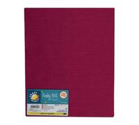 Craft Planet 9 x 12" Acrylic Felt, Plum, Coloured Square Sheets, Crafting Fabric, Stick with Glue Adhesive Pritt Sticks, for Sewing, Patchwork, Crafts