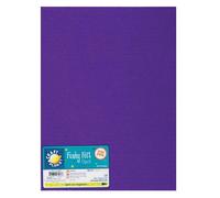 Craft Planet 9 x 12" Acrylic Felt, Purple, Craft Felt Sheets, Coloured Square Sheets, Felt Crafting Fabric, Stick With Glue Adhesive Pritt Stick, Felt Crafting Fabric For Sewing, Patchwork, Craft