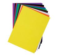 Craft Planet 9 x 12" Funky Foam Sheet 10 Pack 2mm Thick, Assorted Colours, Coloured Craft Accessories, Card Making Supplies, Foam Sheets, For Modelling, Printing, Paint, Art & Crafts, Foam Crafts