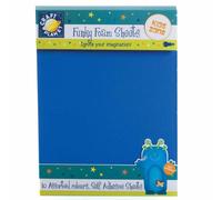 Craft Planet 9 x 12" Funky Foam Sheet Self Adhesive 10 Pack 2mm Thick, Assorted Coloured Craft Accessories, Card Making Supplies, Coloured Foam Sheets, Modelling, Printing, Paint, Foam Crafts Padding