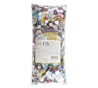 Craft Planet Acrylic Gems, Assorted, 500g