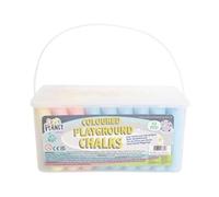 Craft Planet Playground Chalk, Multicoloured, Pack Of 52, Art & Craft Fun For Kids, Drawing, Pavement, Playground, School, Home, Garden, Games, Paper